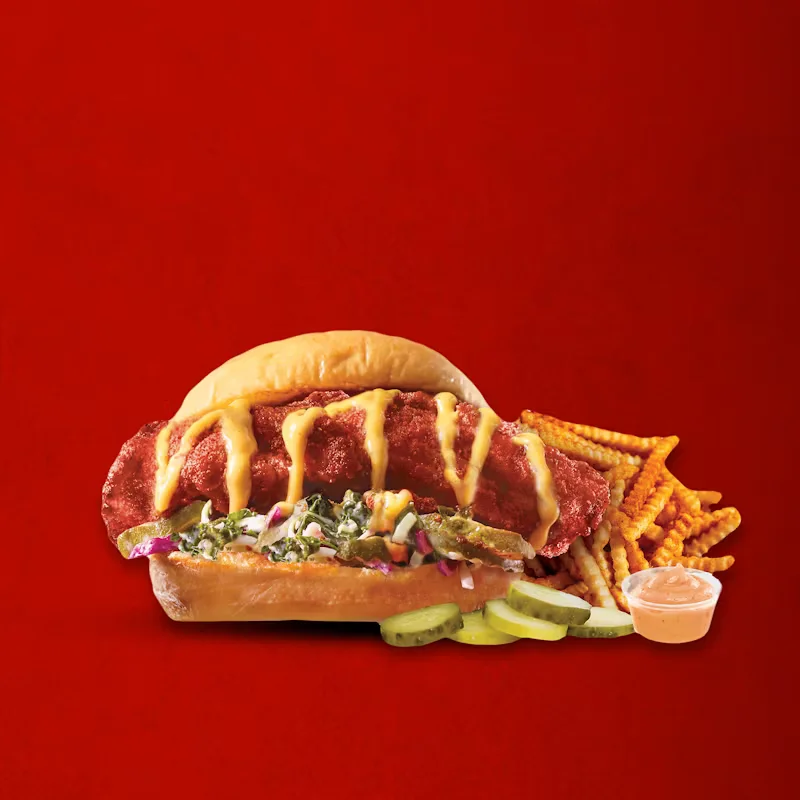Dave's #2 (1 Slider with Fries) - Dave's Hot Chicken Menu Item